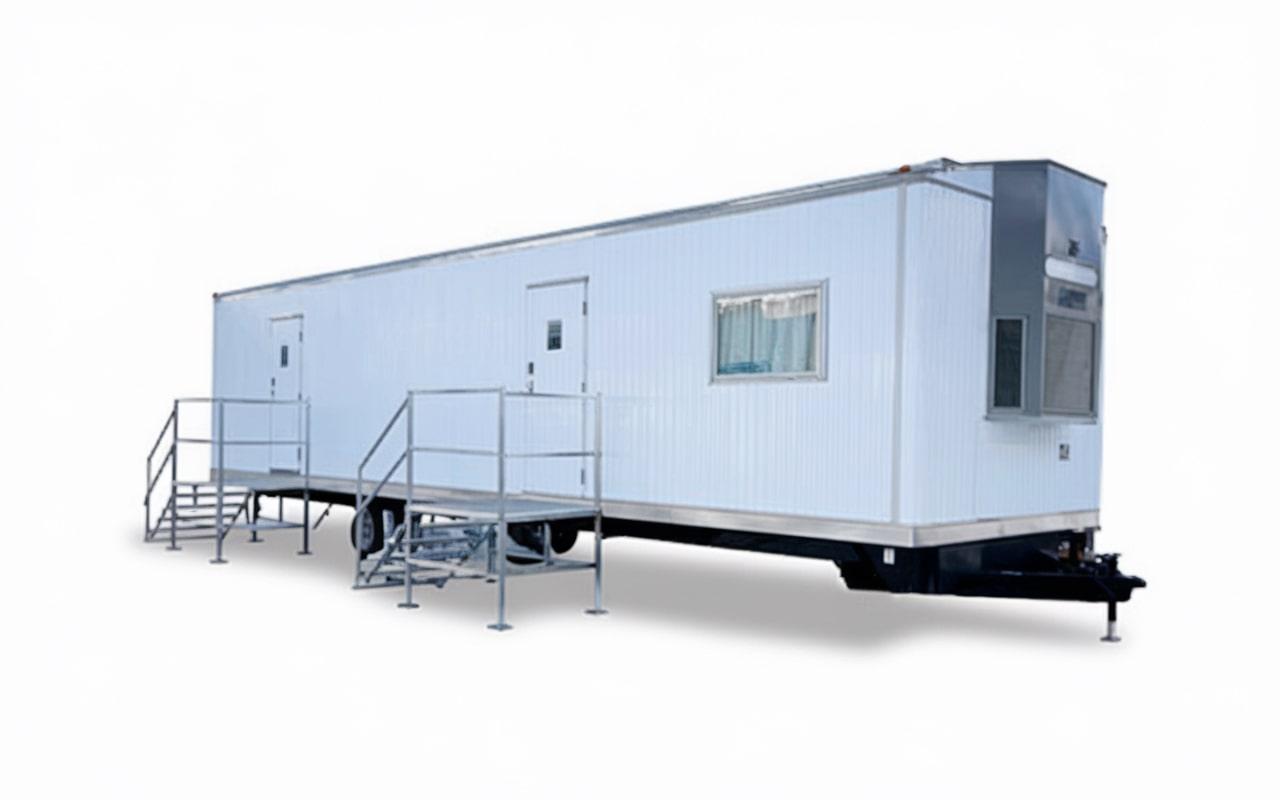 there may be certain restrictions and permits required for placing an office trailer on your property, depending on the location